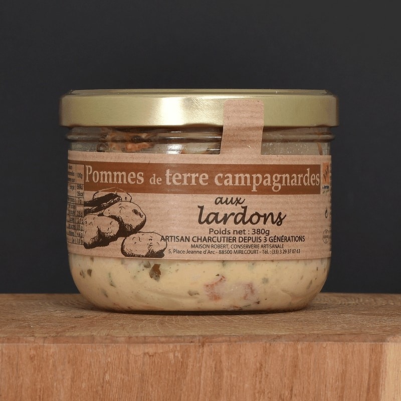 Pommes de terre campagnarde aux lardons - 380g Pommes de terre campagnarde aux lardons - 380g