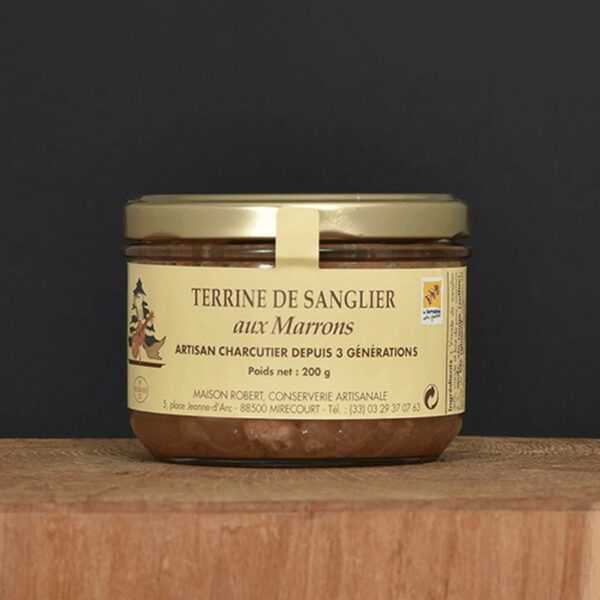 Terrine de sanglier aux marrons - 200g