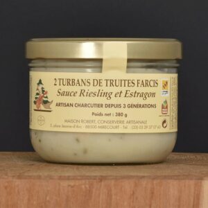 2 turbans de truites farcis sauce Riesling et Estragon - 380g
