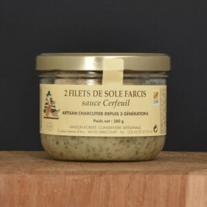 2 Filets de sole farcis sauce Cerfeuil - 380g
