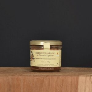 Terrine de campagne au Piment d’Espelette - 100g
