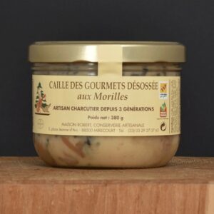 Caille des gourmets désossée aux Morilles - 380g