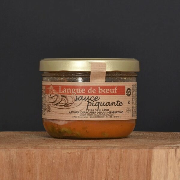 Langue de bœuf sauce piquante - 330g