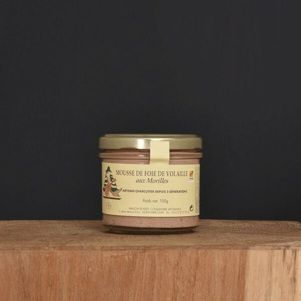 Mousse de foie de volaille aux morilles - 100g