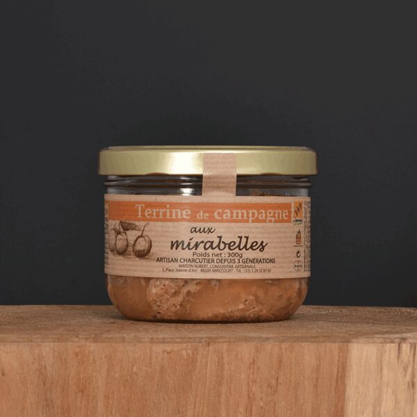 Terrine de campagne aux mirabelles - 300g
