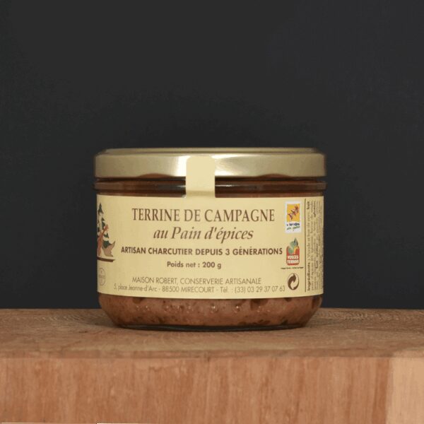 Terrine de campagne au pain d'épices - 200g