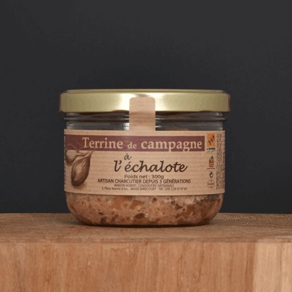 Terrine de campagne à l'échalote - 300g