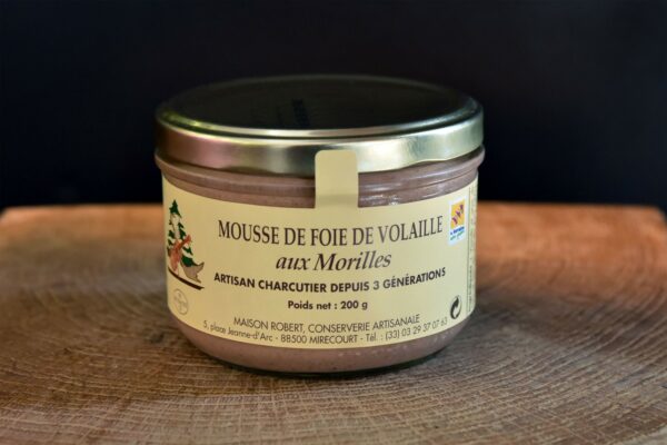 Mousse de foie de volaille aux morilles - 200g