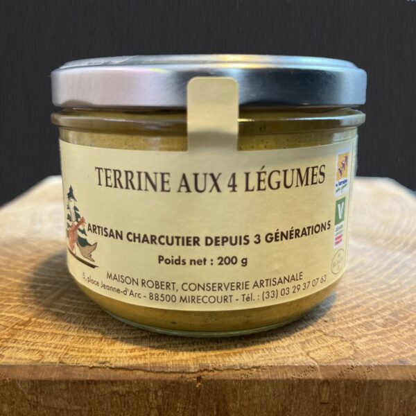 Terrine aux 4 légumes - 200g